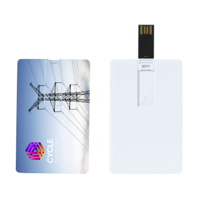 Picture of CREDCARD USB FROM STOCK 4 GB in White