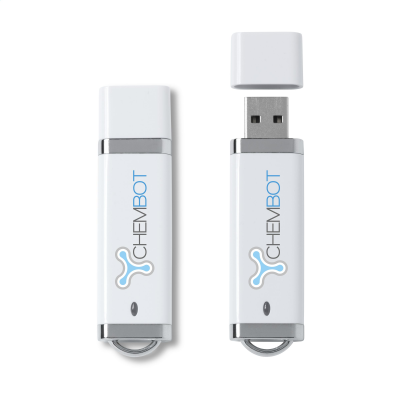 Picture of USB TALENT 32 GB in White.