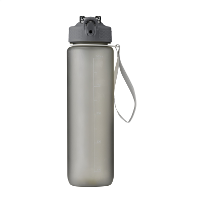 Picture of AQUASPORT GRS RECYCLED WATER BOTTLE 1,000 ML in Grey.