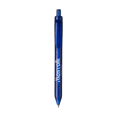 Picture of BOTTLEPEN RPET PEN in Dark Blue.