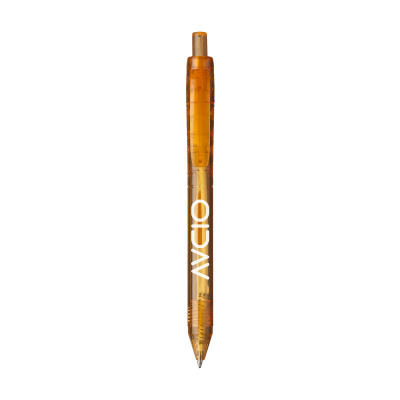 Picture of BOTTLEPEN RPET PEN in Orange.