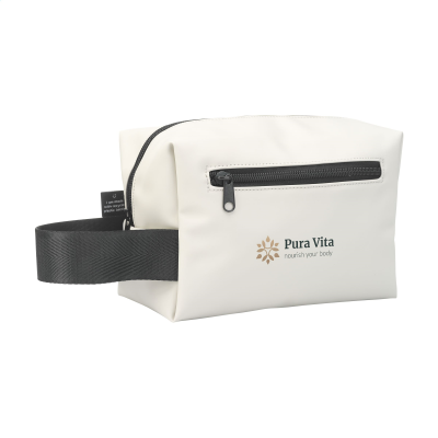 Picture of LENNON RCS RECYCLED TOILETRY BAG in Beige