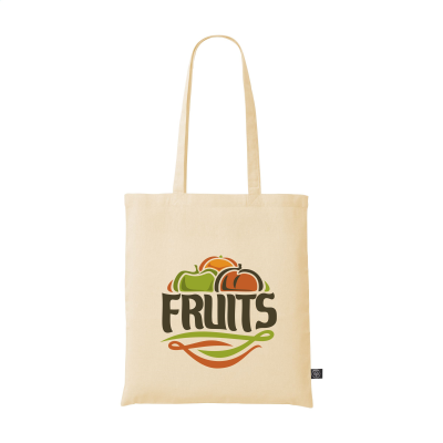 Picture of RECYCLED COTTON SHOPPER (180 G & M²) BAG in Beige