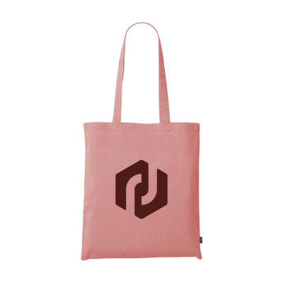 Picture of RECYCLED COTTON SHOPPER (180 G & M²) BAG in Red