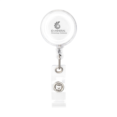 Picture of BADGECLIP BADGE HOLDER in Clear Transparent White