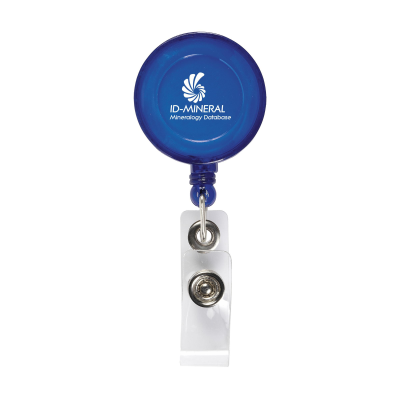 Picture of BADGECLIP BADGE HOLDER in Clear Transparent Blue