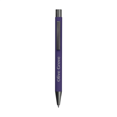 Picture of BRADY SOFT TOUCH RECYCLED ALUMINIUM METAL PEN in Purple