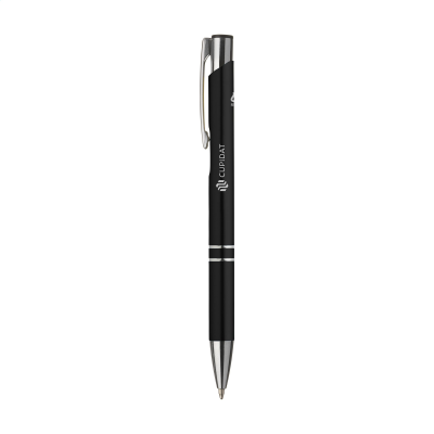 Picture of EBONY RECYCLED ALUMINIUM METAL PEN in Black.