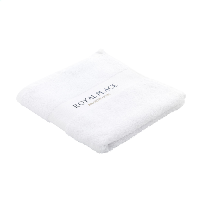 Picture of WOOOSH TOWEL GRS RECYCLE COTTON MIX 100 x 50 CM in White.