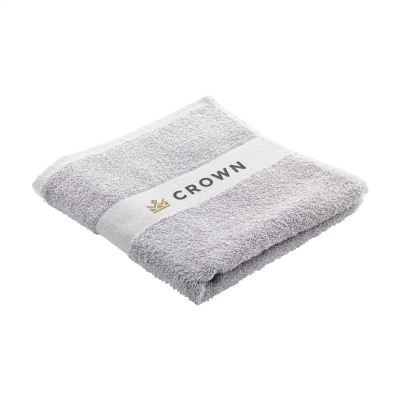 Picture of WOOOSH TOWEL GRS RECYCLE COTTON MIX 100 x 50 CM in Pale Grey.