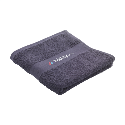 Picture of WOOOSH TOWEL GRS RECYCLE COTTON MIX 100 x 50 CM in Dark Grey.
