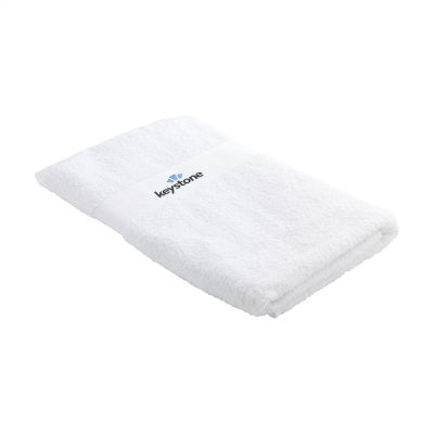 Picture of WOOOSH BATH TOWEL GRS RECYCLE COTTON MIX 140 x 70 CM in White.