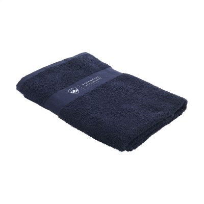 Picture of WOOOSH BATH TOWEL GRS RECYCLE COTTON MIX 140 x 70 CM in Navy.