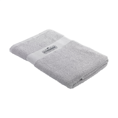 Picture of WOOOSH BATH TOWEL GRS RECYCLE COTTON MIX 140 x 70 CM in Pale Grey.