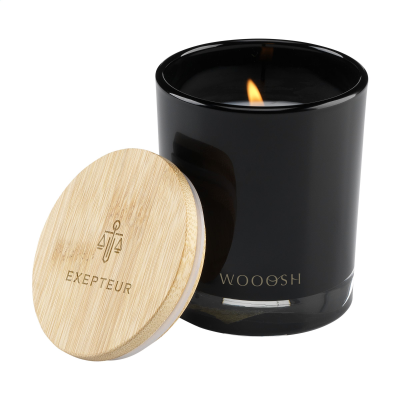 Picture of WOOOSH SCENTED CANDLE SWEETS VANILLA in Black.