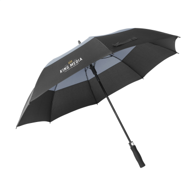 Picture of MORRISON RPET UMBRELLA 27 INCH in Grey & Black