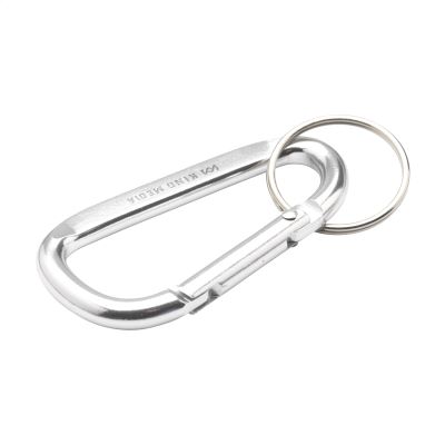 Picture of CARABINER GRS RECYCLED ALUMINIUM METAL in Silver