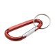 Picture of CARABINER GRS RECYCLED ALUMINIUM METAL in Red