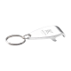 Picture of CARRERA RECYCLED ALUMINIUM METAL OPENER  &  KEYRING in Silver