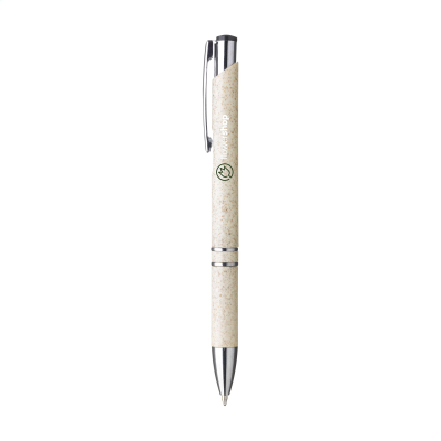 Picture of EBONY WHEAT WHEAT STRAW BALL PEN PEN in Natural.
