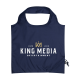 Picture of STRAWBERRY GRS RPET FOLDING BAG in Dark Blue