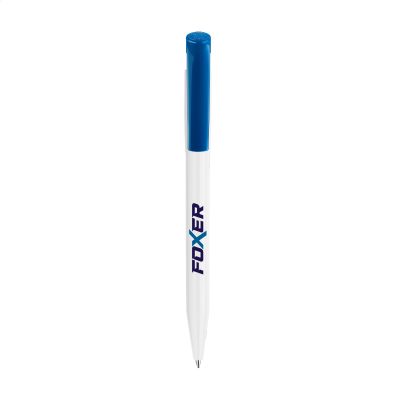 Picture of STILOLINEA S45 SOLID PEN in White & Light Blue