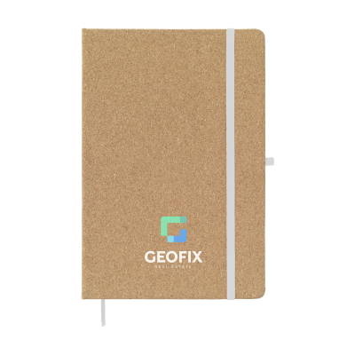 Picture of CORKNOTE A5 PAPER NOTE BOOK in White