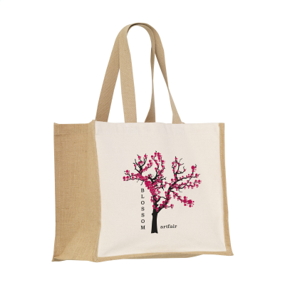 Picture of JUTE CANVAS SHOPPER (320 G & M²) BAG in Naturel