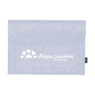 Picture of PAPILLON GRS RPET LAPTOP CASE in Pale Grey