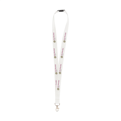 Picture of KEYCORD BUDGET SAFETY 2 CM LANYARD in White