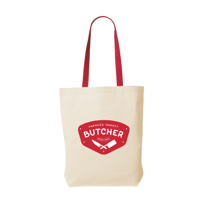 Picture of CANVAS SHOPPY COLOUR (220 G & M²) BAG in Red