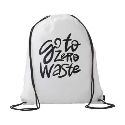 Picture of PROMOBAG GRS RPET BACKPACK RUCKSACK in White