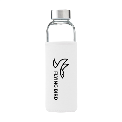 Picture of SENGA GLASS 500 ML DRINK BOTTLE in White