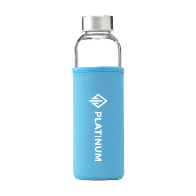 Picture of SENGA GLASS 500 ML DRINK BOTTLE in Light Blue