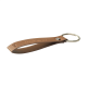 VEGAN PINEAPPLE LEATHER KEYRING in Brown image 2