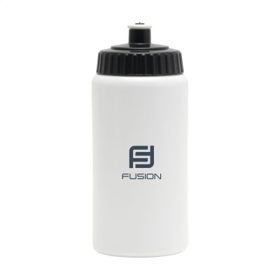 Picture of SUGARCANE BIO BIDON 500 ML DRINK BOTTLE in White & Black