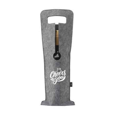 Picture of WINE BAG-TO-GIVE GRS RPET in Grey