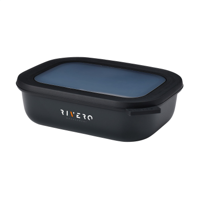 Picture of MEPAL CIRQULA MULTI USE RECTANGULAR BOWL 1 L LUNCH BOX in Nordic Black