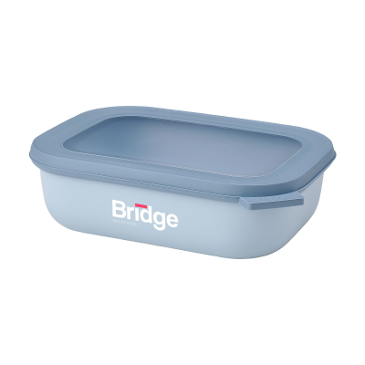 Picture of MEPAL CIRQULA MULTI USE RECTANGULAR BOWL 1 L LUNCH BOX in Nordic Blue