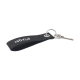 GRS RPET FELT KEYRING in Black image 2