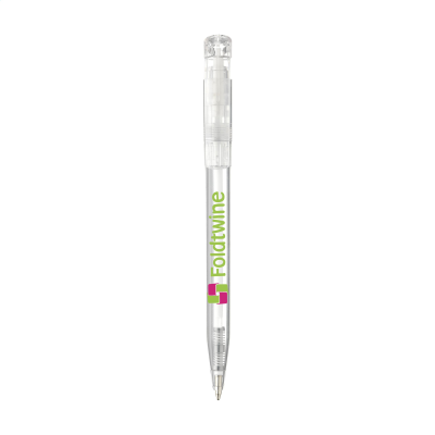 Picture of STILOLINEA S45 CLEAR TRANSPARENT PEN in Clear Transparent White