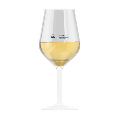 Picture of HAPPYGLASS LADY ABIGAIL COLOUR WINE GLASS TRITAN 470 ML in Clear Transparent White