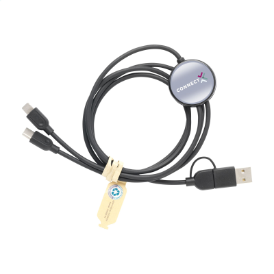Picture of CHARGER CABLE RCS RECYCLED ABS-TPE in Black