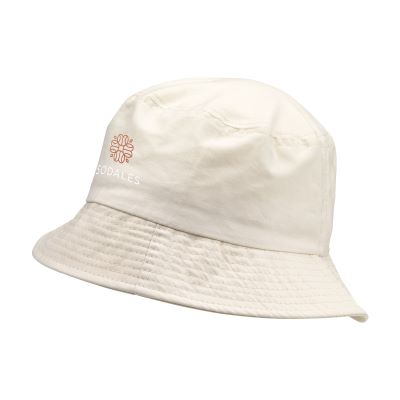Picture of HARBER GRS RECYCLED BUCKET HAT in Beige