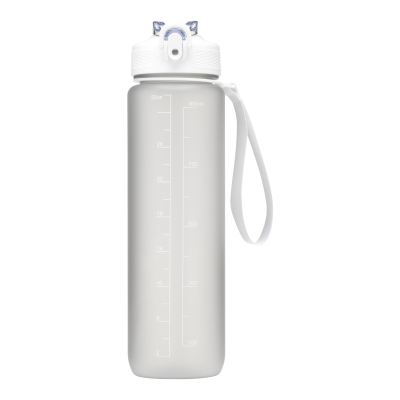 Picture of AQUASPORT RCS RECYCLED WATER BOTTLE 1 L in White