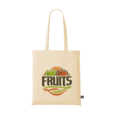 Picture of GRS RECYCLED COTTON SHOPPER (180 G & M²) BAG in Beige
