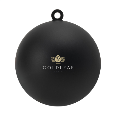 Picture of CHRISTMAS BAUBLE Ø 7 CM RECYCLED PP - MADE in Europe in Black