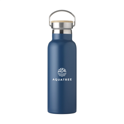 Picture of NORDVIK RCS RECYCLED STEEL 500 ML DRINK BOTTLE in Blue