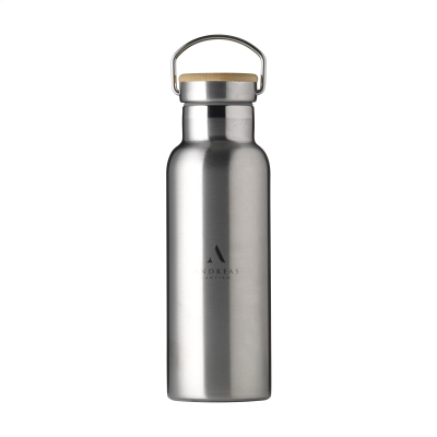 Picture of NORDVIK RCS RECYCLED STEEL 500 ML DRINK BOTTLE in Silver