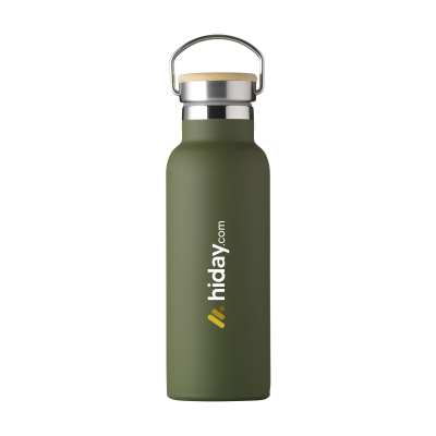 Picture of NORDVIK RCS RECYCLED STEEL 500 ML DRINK BOTTLE in Dark Green
